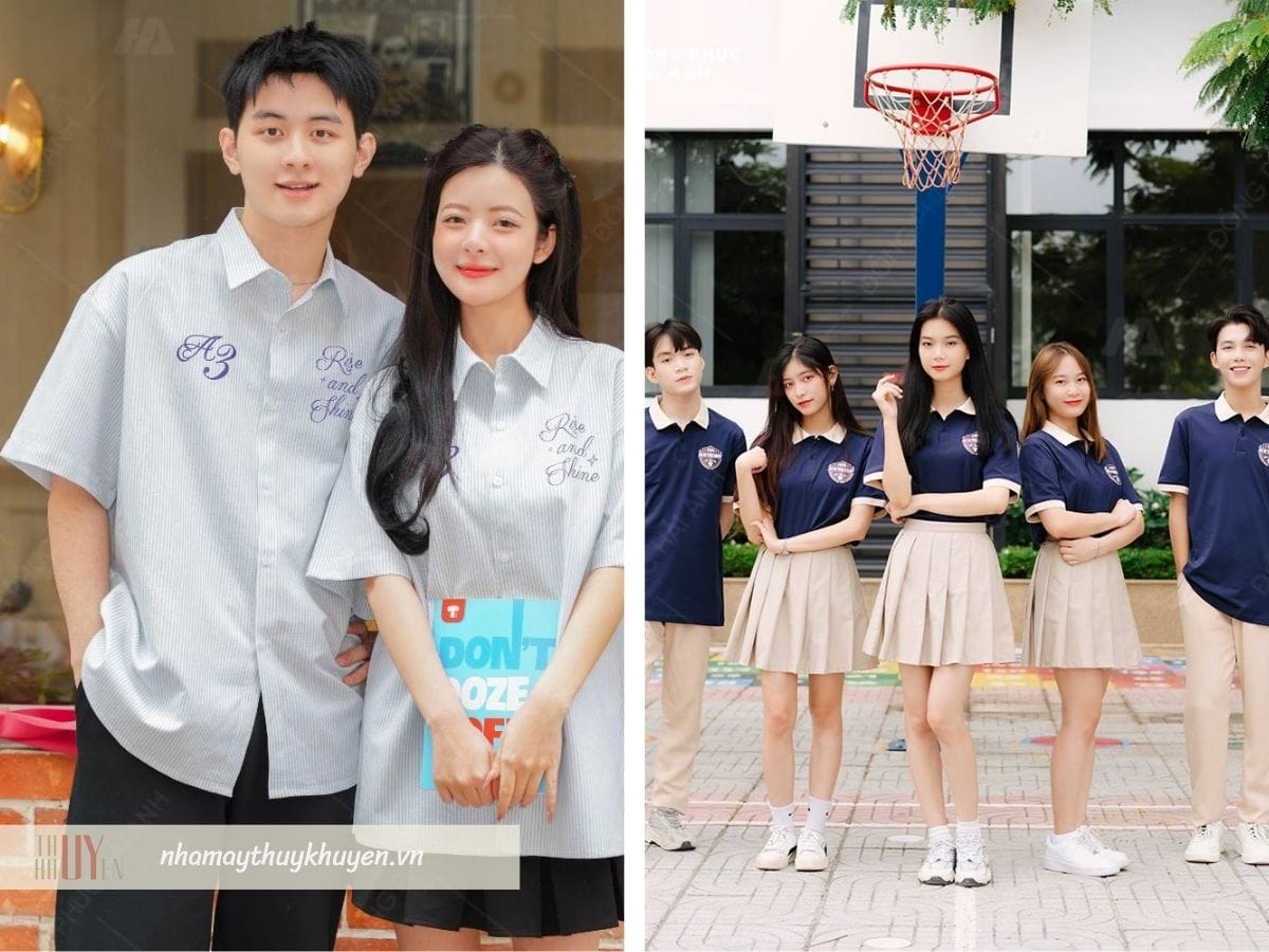 áo sơ mi và áo polo là mẫu đồng phục học sinh đẹp được yêu thích áo sơ mi và áo polo là mẫu đồng phục học sinh đẹp được yêu thích