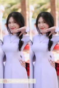 Kiểu cổ chữ v là một trong các kiểu cổ áo dài học sinh đẹp kiểu cổ chữ v là một trong các kiểu cổ áo dài học sinh đẹp