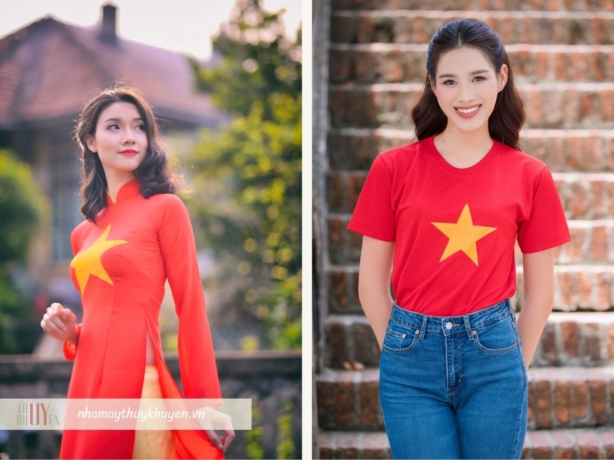 chọn vải khi mua áo cờ đỏ sao vàng chọn vải khi mua áo cờ đỏ sao vàng