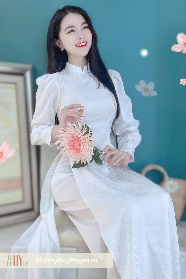 áo dài nữ sinh tay phồng là loại áo dài có xu hướng cách tân nhẹ nhàng áo dài nữ sinh tay phồng là loại áo dài có xu hướng cách tân nhẹ nhàng
