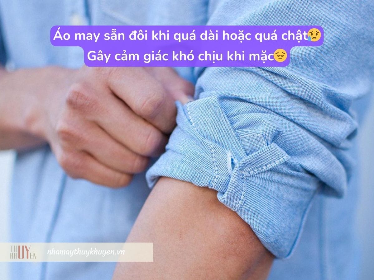 may áo sơ mi học sinh mang lại sự vừa vặn