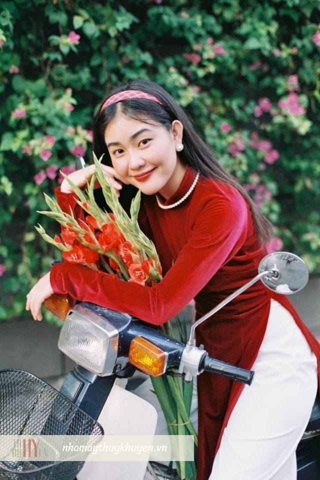 lamie dress là một trong những nơi thuê áo dài chụp hình tết mang đậm nét truyền thống