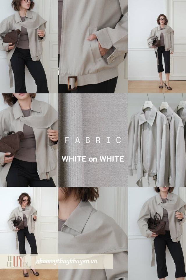 white on white là shop quần áo tết trắng đen thanh lịch, hiện đại