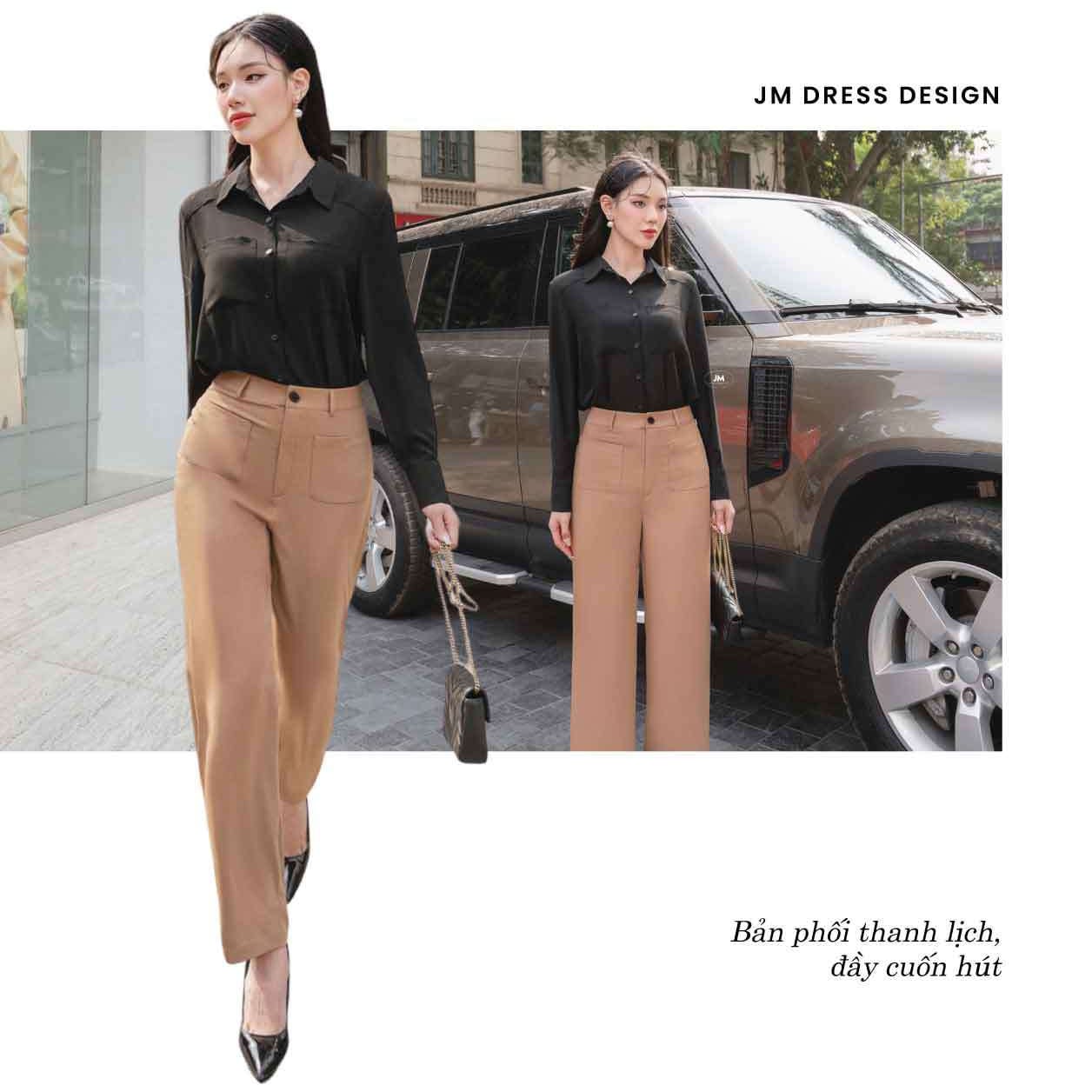 ảnh model quần tây áo sơ mi đẹp